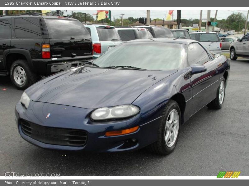 Navy Blue Metallic / Dark Gray 1999 Chevrolet Camaro Coupe