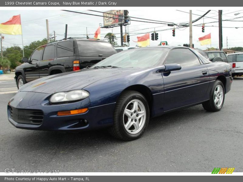 Navy Blue Metallic / Dark Gray 1999 Chevrolet Camaro Coupe