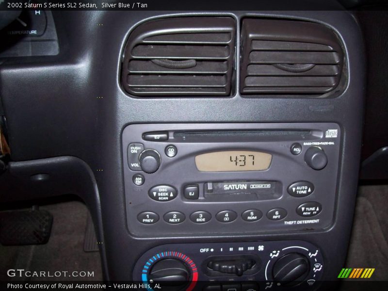 Silver Blue / Tan 2002 Saturn S Series SL2 Sedan