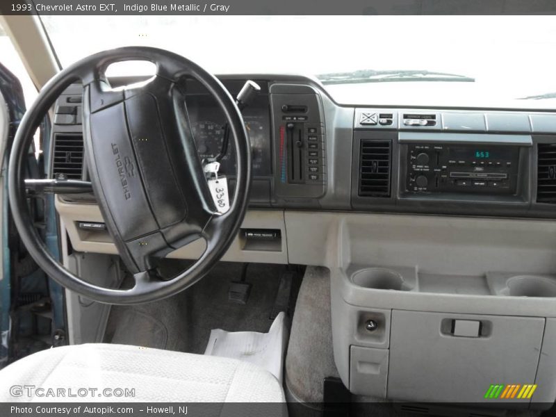 Indigo Blue Metallic / Gray 1993 Chevrolet Astro EXT