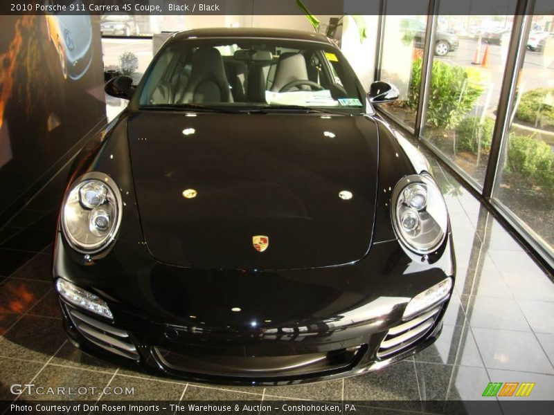 Black / Black 2010 Porsche 911 Carrera 4S Coupe