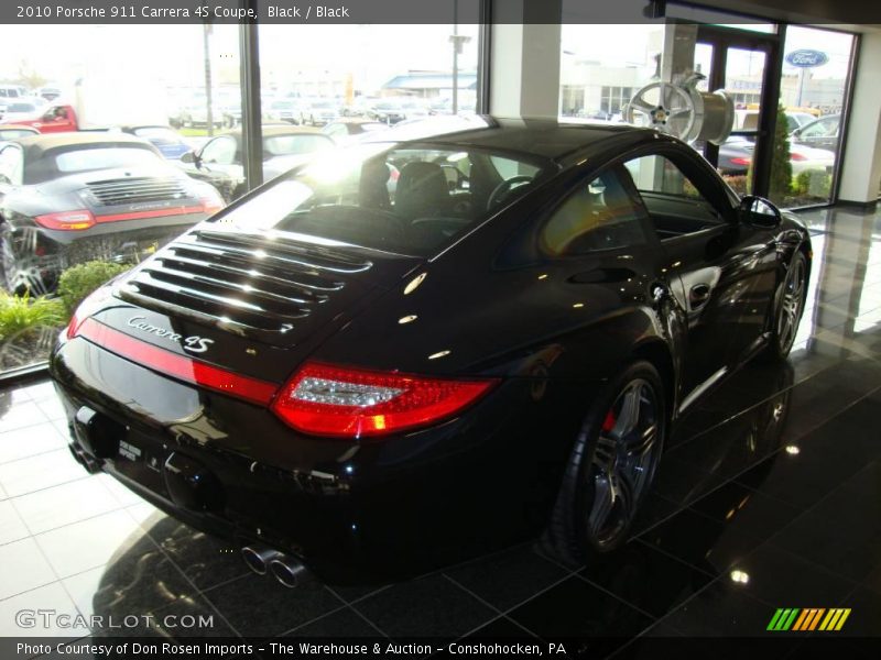 Black / Black 2010 Porsche 911 Carrera 4S Coupe