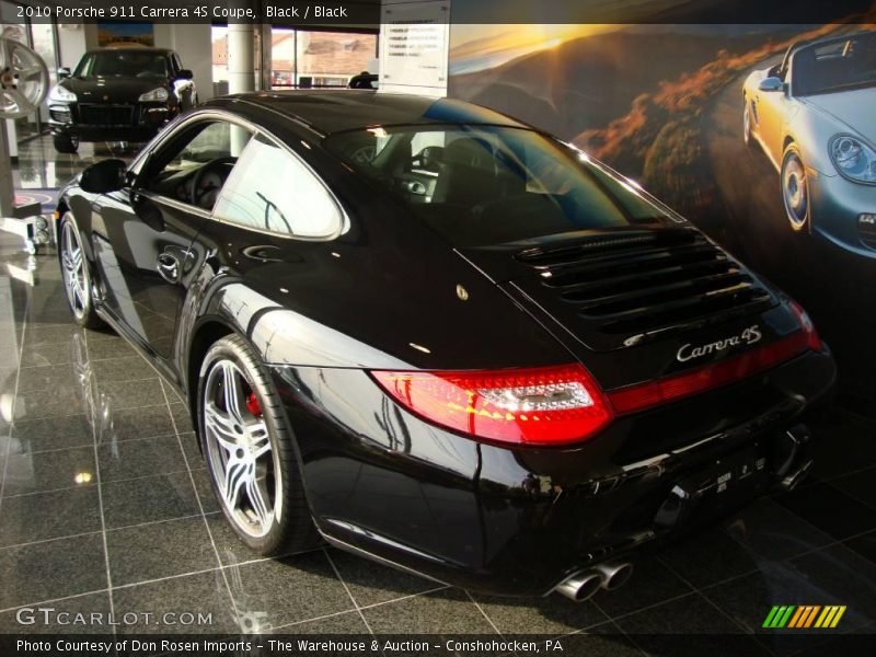 Black / Black 2010 Porsche 911 Carrera 4S Coupe