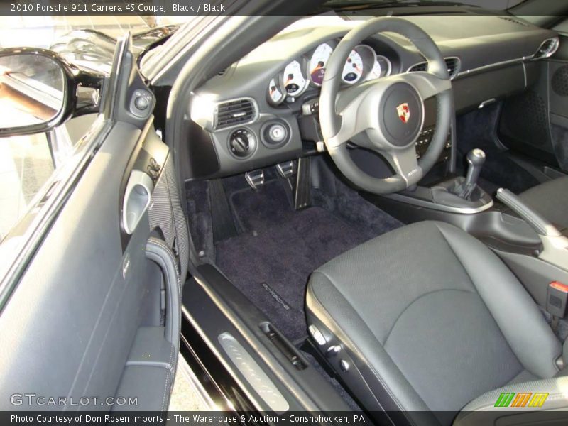Black / Black 2010 Porsche 911 Carrera 4S Coupe