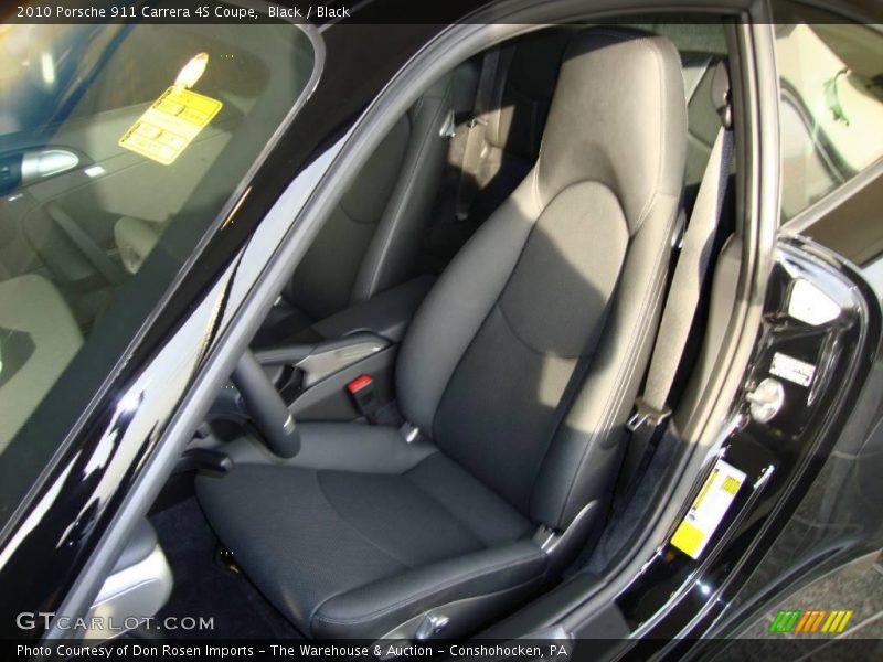 Black / Black 2010 Porsche 911 Carrera 4S Coupe