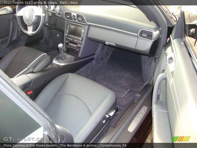 Black / Black 2010 Porsche 911 Carrera 4S Coupe