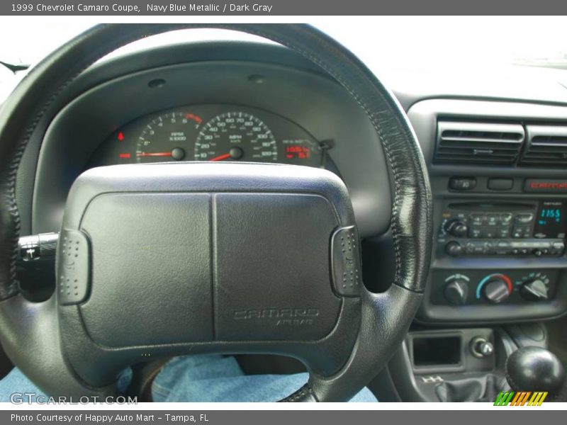 Navy Blue Metallic / Dark Gray 1999 Chevrolet Camaro Coupe