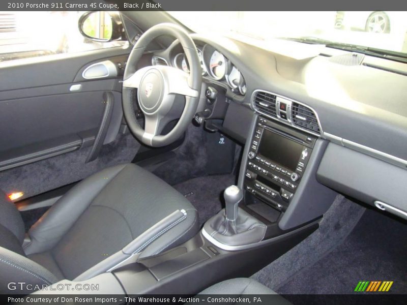 Black / Black 2010 Porsche 911 Carrera 4S Coupe