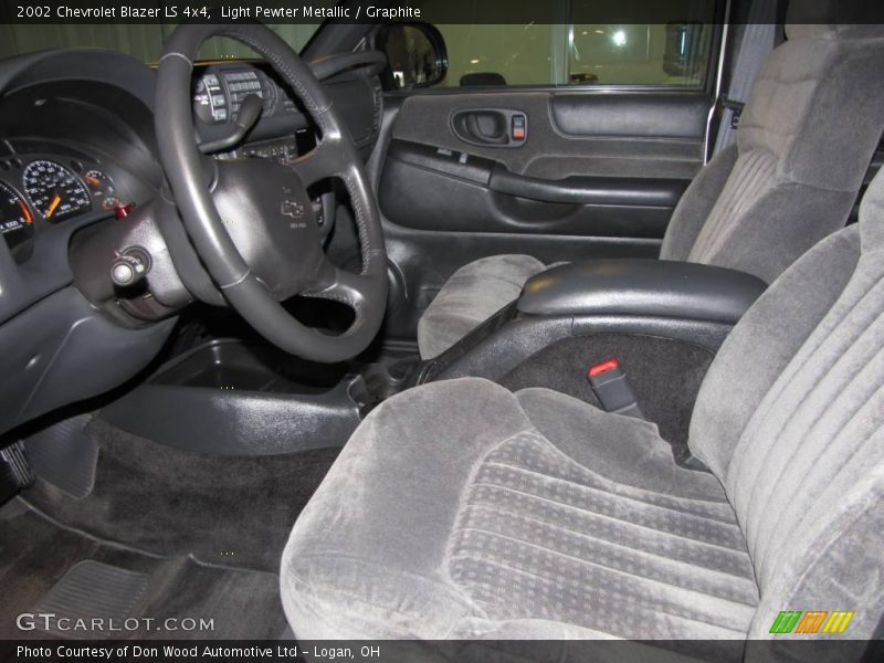 Light Pewter Metallic / Graphite 2002 Chevrolet Blazer LS 4x4