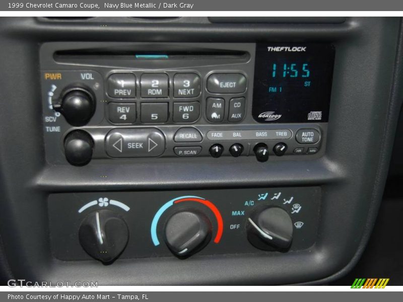 Navy Blue Metallic / Dark Gray 1999 Chevrolet Camaro Coupe