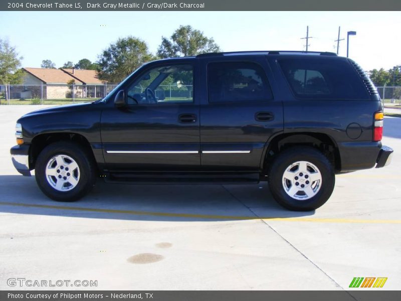 Dark Gray Metallic / Gray/Dark Charcoal 2004 Chevrolet Tahoe LS