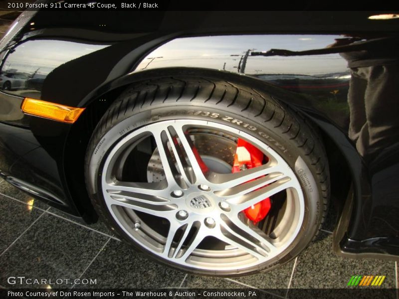 Black / Black 2010 Porsche 911 Carrera 4S Coupe