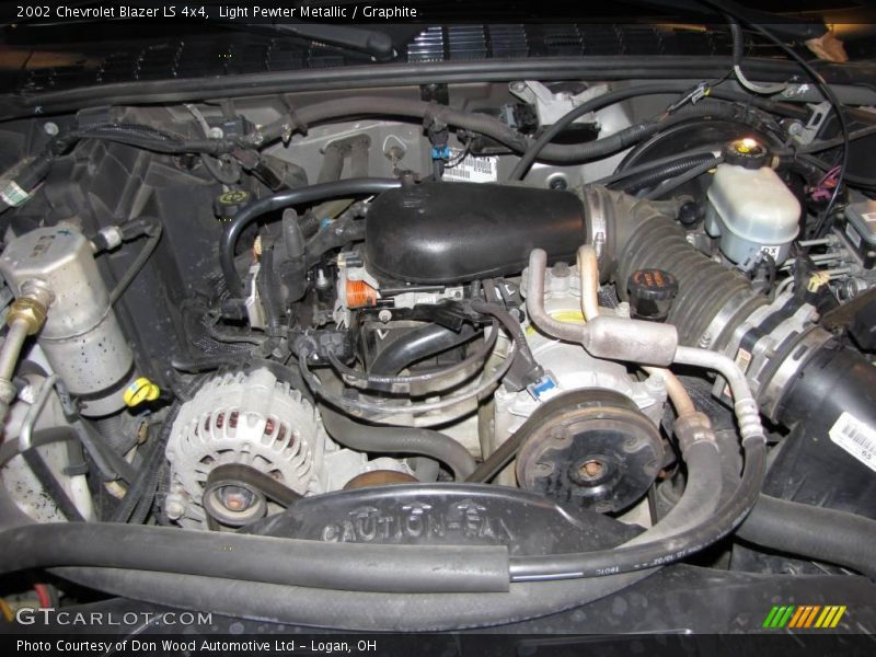 Light Pewter Metallic / Graphite 2002 Chevrolet Blazer LS 4x4