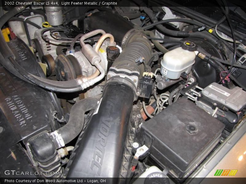Light Pewter Metallic / Graphite 2002 Chevrolet Blazer LS 4x4