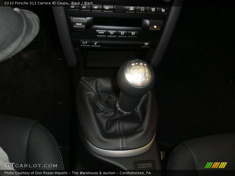 Black / Black 2010 Porsche 911 Carrera 4S Coupe