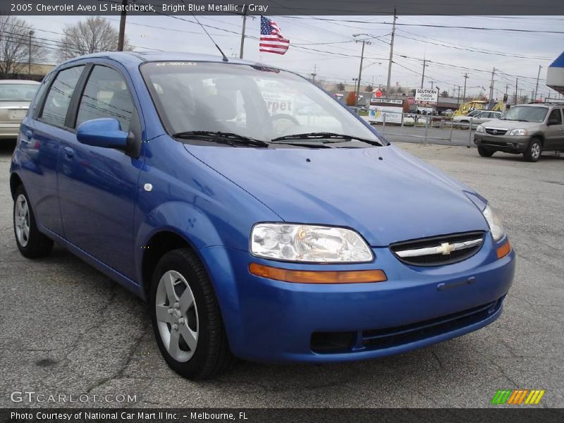 Bright Blue Metallic / Gray 2005 Chevrolet Aveo LS Hatchback