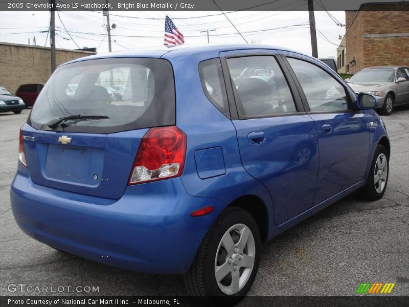 Bright Blue Metallic / Gray 2005 Chevrolet Aveo LS Hatchback