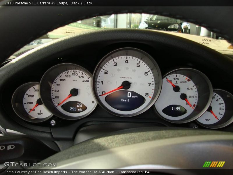 Black / Black 2010 Porsche 911 Carrera 4S Coupe