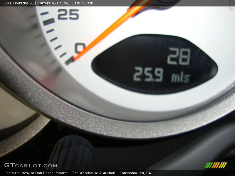 Black / Black 2010 Porsche 911 Carrera 4S Coupe