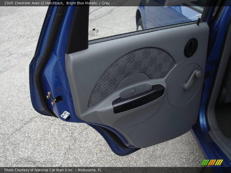 Bright Blue Metallic / Gray 2005 Chevrolet Aveo LS Hatchback