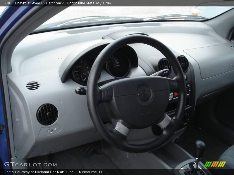 Bright Blue Metallic / Gray 2005 Chevrolet Aveo LS Hatchback
