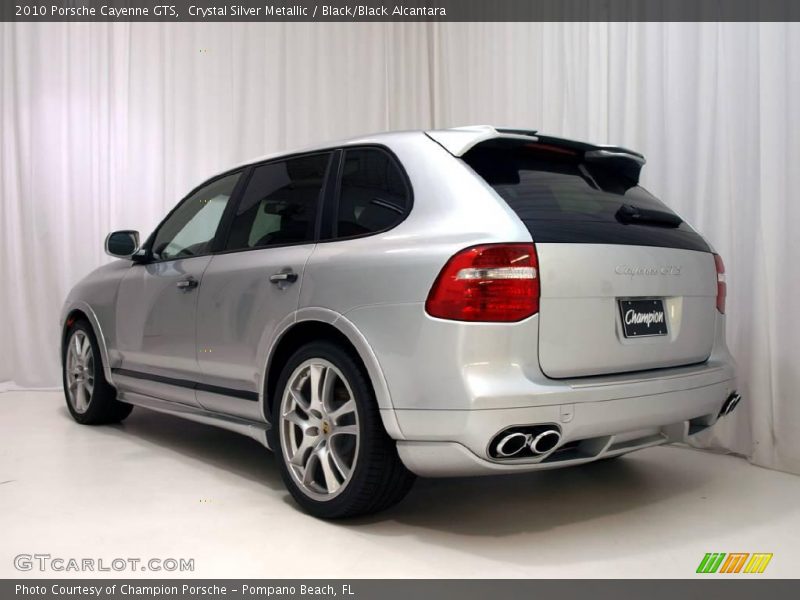 Crystal Silver Metallic / Black/Black Alcantara 2010 Porsche Cayenne GTS