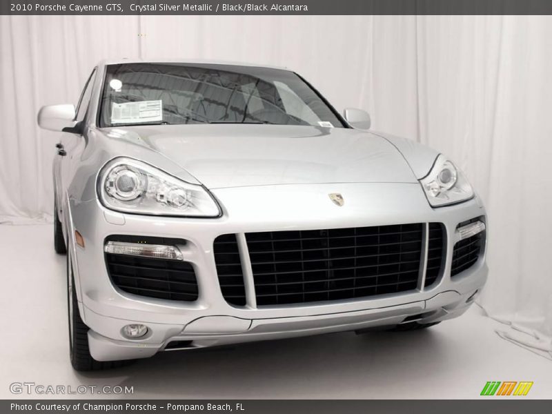 Crystal Silver Metallic / Black/Black Alcantara 2010 Porsche Cayenne GTS