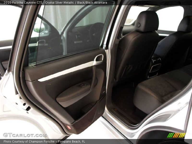 Crystal Silver Metallic / Black/Black Alcantara 2010 Porsche Cayenne GTS