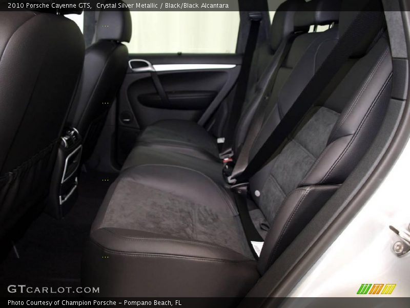 Crystal Silver Metallic / Black/Black Alcantara 2010 Porsche Cayenne GTS