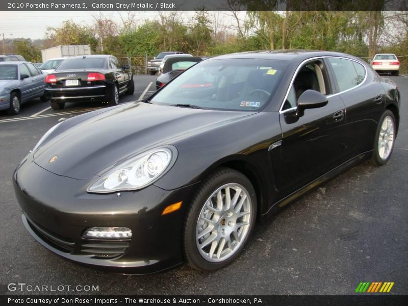 Carbon Grey Metallic / Black 2010 Porsche Panamera S