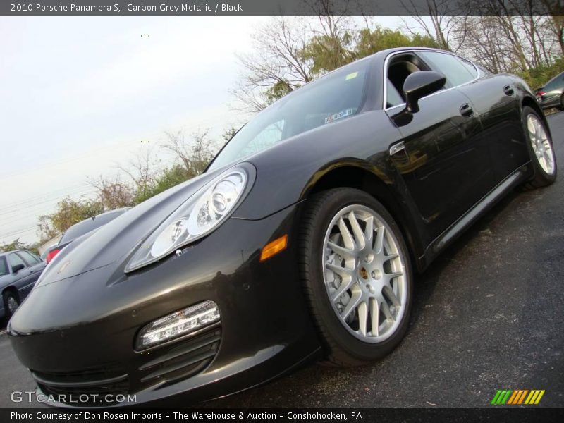 Carbon Grey Metallic / Black 2010 Porsche Panamera S