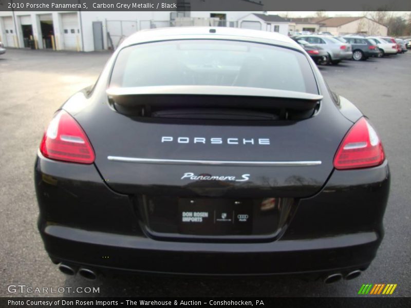 Carbon Grey Metallic / Black 2010 Porsche Panamera S