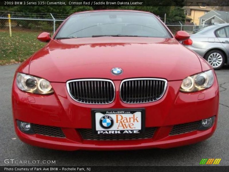 Crimson Red / Saddle Brown Dakota Leather 2009 BMW 3 Series 335i Convertible