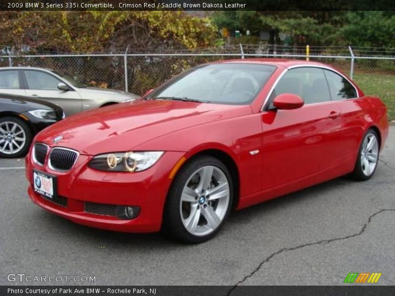 Crimson Red / Saddle Brown Dakota Leather 2009 BMW 3 Series 335i Convertible