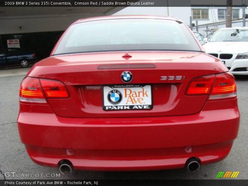 Crimson Red / Saddle Brown Dakota Leather 2009 BMW 3 Series 335i Convertible