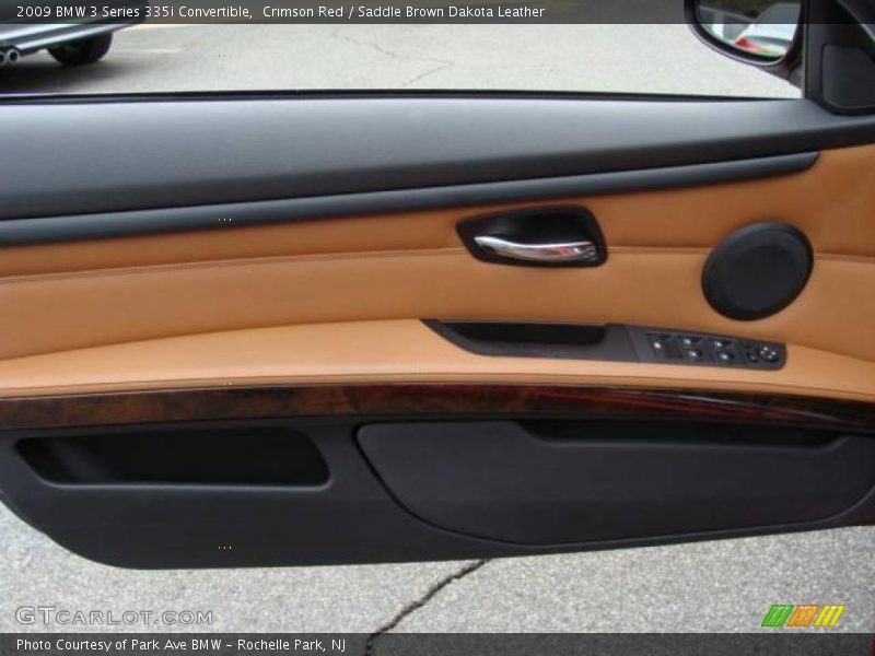 Crimson Red / Saddle Brown Dakota Leather 2009 BMW 3 Series 335i Convertible