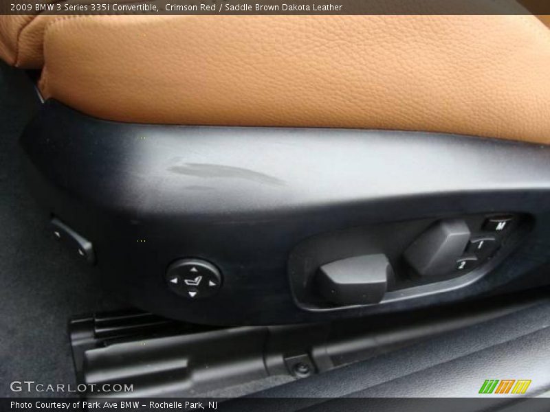 Crimson Red / Saddle Brown Dakota Leather 2009 BMW 3 Series 335i Convertible