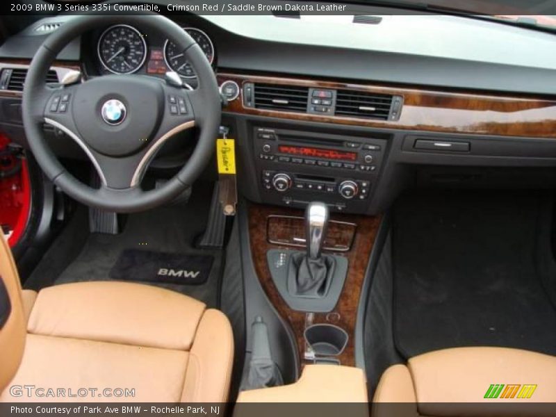 Crimson Red / Saddle Brown Dakota Leather 2009 BMW 3 Series 335i Convertible