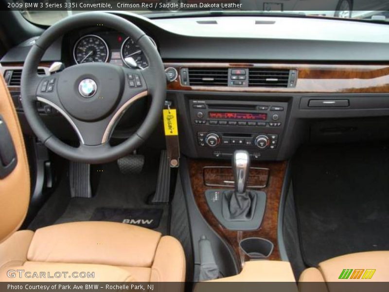 Crimson Red / Saddle Brown Dakota Leather 2009 BMW 3 Series 335i Convertible