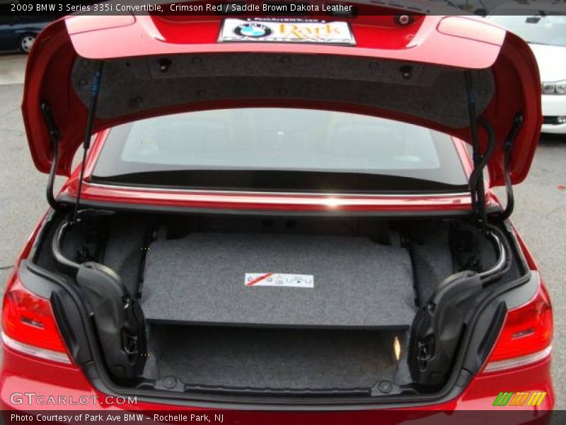 Crimson Red / Saddle Brown Dakota Leather 2009 BMW 3 Series 335i Convertible