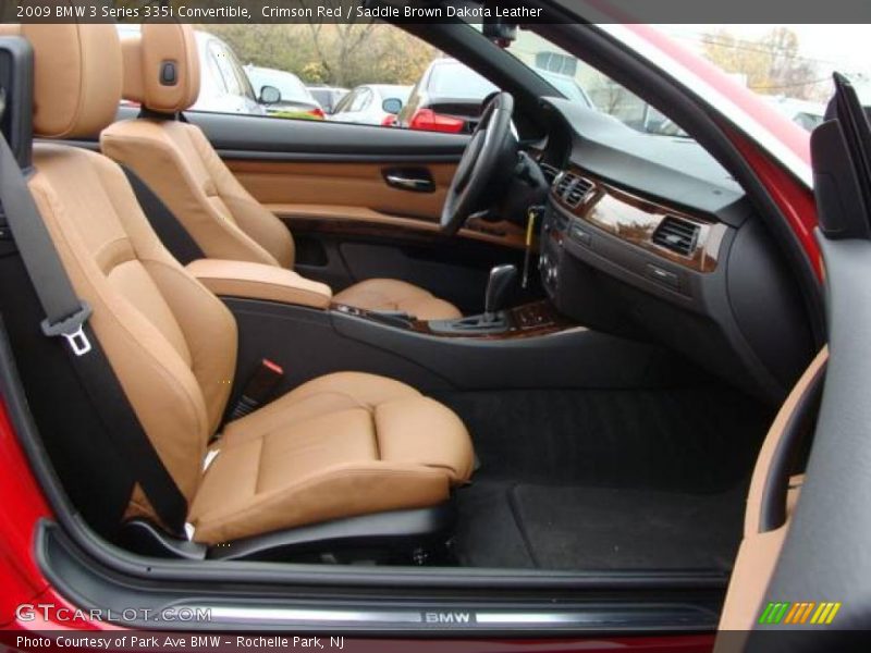 Crimson Red / Saddle Brown Dakota Leather 2009 BMW 3 Series 335i Convertible