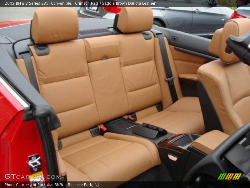Crimson Red / Saddle Brown Dakota Leather 2009 BMW 3 Series 335i Convertible