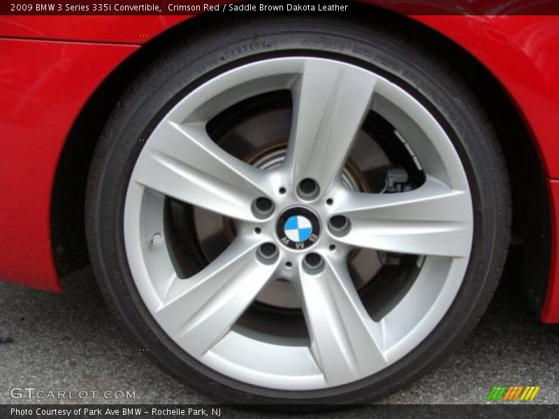 Crimson Red / Saddle Brown Dakota Leather 2009 BMW 3 Series 335i Convertible