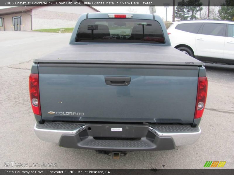 Blue Granite Metallic / Very Dark Pewter 2006 Chevrolet Colorado Z71 Crew Cab 4x4