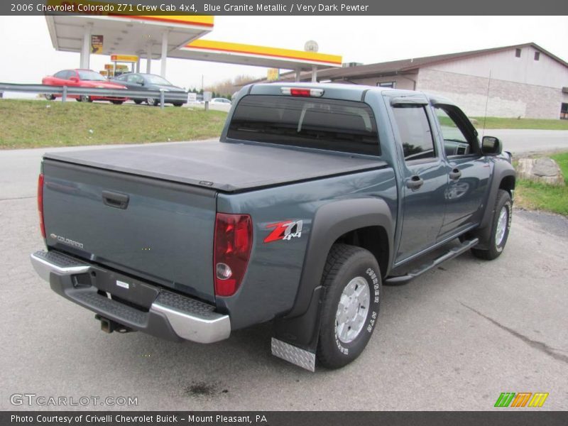 Blue Granite Metallic / Very Dark Pewter 2006 Chevrolet Colorado Z71 Crew Cab 4x4