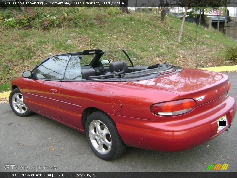 Deep Cranberry Pearl / Agate 2000 Chrysler Sebring JXi Convertible