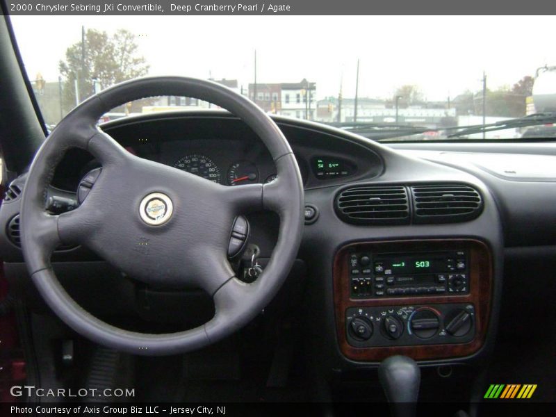 Deep Cranberry Pearl / Agate 2000 Chrysler Sebring JXi Convertible
