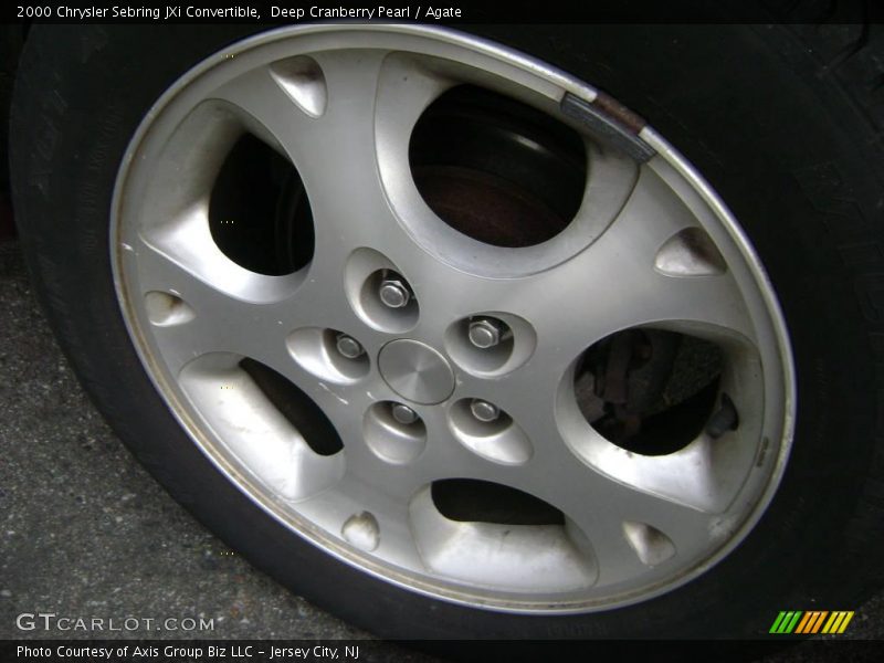 Deep Cranberry Pearl / Agate 2000 Chrysler Sebring JXi Convertible