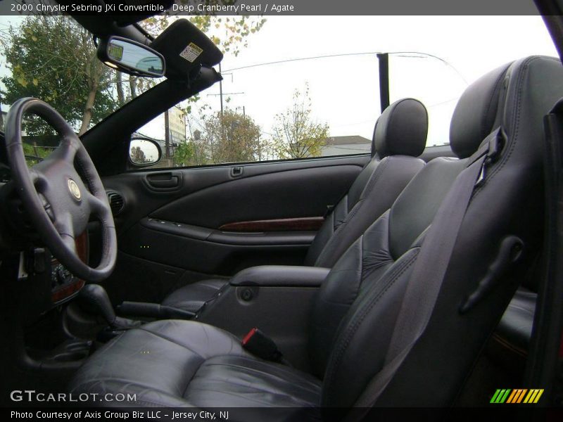 Deep Cranberry Pearl / Agate 2000 Chrysler Sebring JXi Convertible