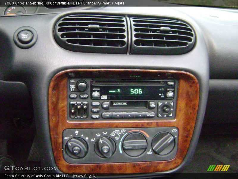 Deep Cranberry Pearl / Agate 2000 Chrysler Sebring JXi Convertible